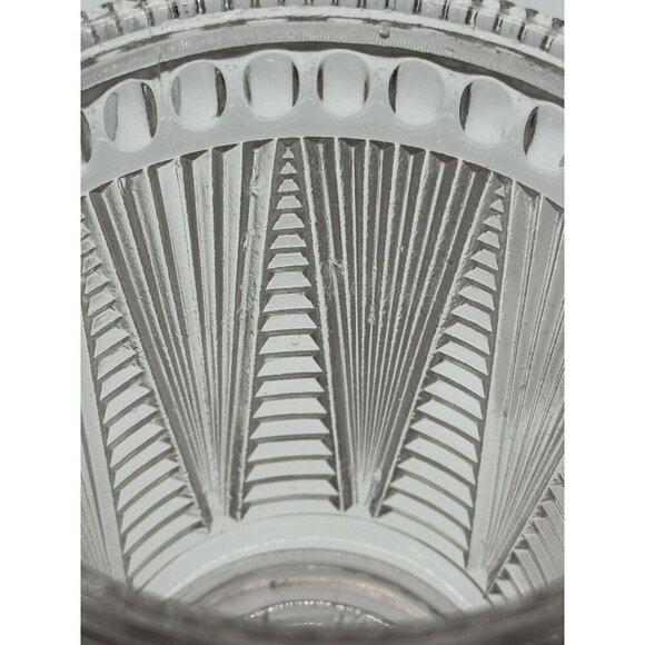 Antique EAPG 1897 McKee Adonis/Washboard/Pleat & Tuck Covered Sugar Bowl - Picture 14 of 16